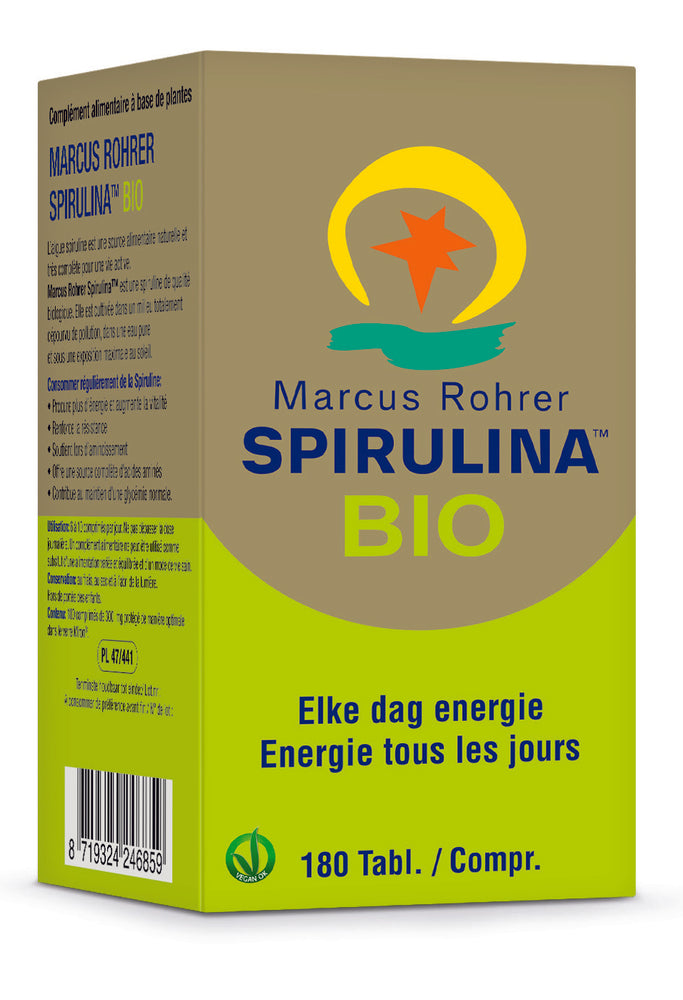 Bio Spirulina Marcus Rohrer - 1x180 tabl -3EUR of 3 x180 tabl -6EUR