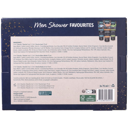 
                  
                    Wellnessbox "Kneipp Men Shower Favourites"
                  
                