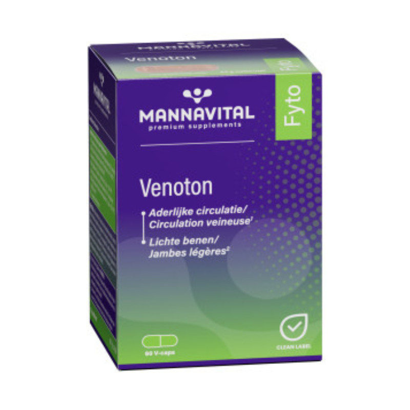 
                  
                    Mannavital Venoton- 60 V-caps
                  
                