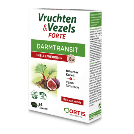 Ortis Vruchten & Vezels Forte- 24 tabl.