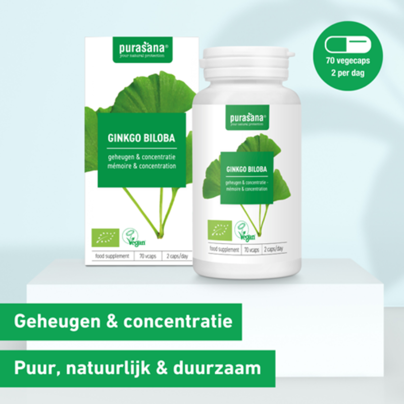 
                  
                    Purasana Ginkgo Biloba - 70 Vcaps
                  
                