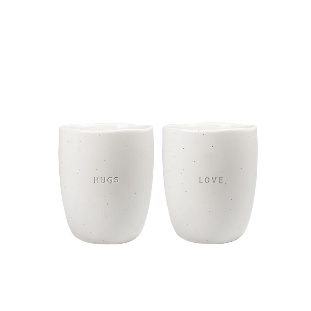 Mokken Hugs - Love, Set Van 2, 300 ml