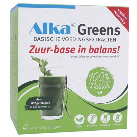 Alka Greens - Basische voedingsextracten - 30 sticks