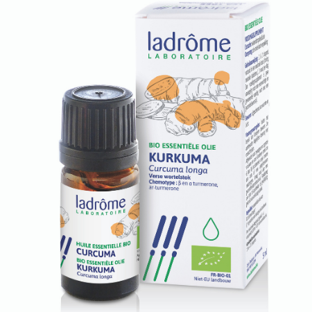 Ladrôme Kurkuma etherische olie Bio - 5 ml