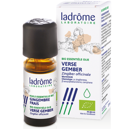 Ladrôme Gember etherische olie Bio - 10 ml