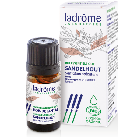 Ladrôme Sandelhout etherische olie Bio - 5 ml