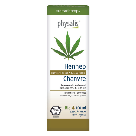 Physalis Hennep plantaardige olie Bio - 100 ml